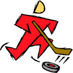 Ice Hockey 45 Clip Art