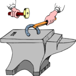 Anvil & Horseshoe Clip Art