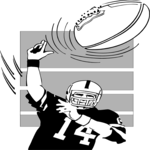 Quarterback 01 Clip Art