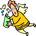 Singing 08 Clip Art