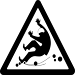 Slippery 1 Clip Art