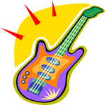 Guitar - Electric 22 Clip Art