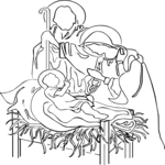 Holy Family 1 Clip Art