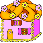 Doll House 2 Clip Art