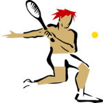 Tennis 078 Clip Art