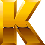 Gold  Condensed K Clip Art