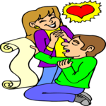 Couple - Poem Clip Art