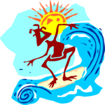 Surfer 12 Clip Art