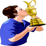 Trophy Kiss Clip Art