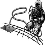 Astronaut 05 Clip Art