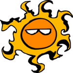 Sun 069 Clip Art