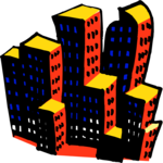 City Skyline 23 Clip Art