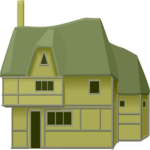 Rural House 3 Clip Art