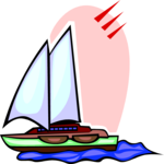 Sailboat 10 Clip Art