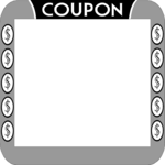 Dollar Signs Coupon Clip Art