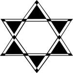 Star of David 38 Clip Art