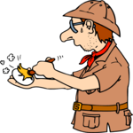 Archeologist 1 Clip Art