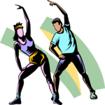 Stretch - Couple 2 Clip Art