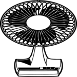 Fan - Oscillating 01 Clip Art