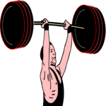 Weight Lifting 25 Clip Art