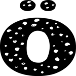 Speckled Ö Clip Art