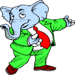 Presenter - Elephant Clip Art