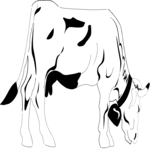 Cow 07 Clip Art