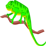 Chameleon 7 Clip Art