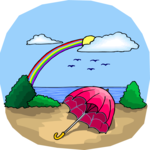 Beach - After Rain Clip Art