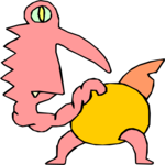 Mutant Creature 109 Clip Art