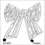 Maze - Bow Clip Art