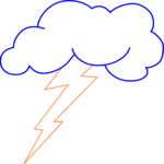 Lightning 07 Clip Art