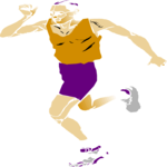 Jogging Man 2 Clip Art