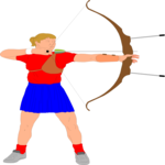 Archery 01 Clip Art