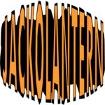 Jack-o-Lantern - Title Clip Art