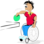 Ping Pong - Player 09 Clip Art