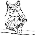 Owl 1 Clip Art