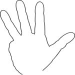 Fingers - 4 Clip Art