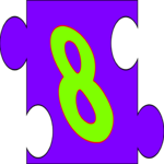 Puzzle 8 Clip Art