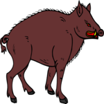 Boar 5 Clip Art