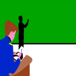 Student & Teacher 1 Clip Art