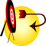 On Target - Return Clip Art