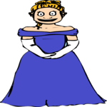 Woman - Formal Dress Clip Art