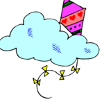 Kite 26 Clip Art