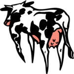 Cow 17 Clip Art