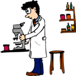 Scientist 07 Clip Art