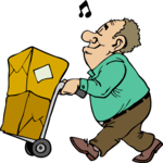 Delivery Man 4 Clip Art