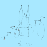 Castle Sketch Clip Art