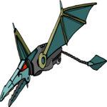 Space Ship - Pteradactyl Clip Art