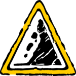 Falling Rocks Clip Art